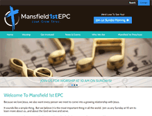 Tablet Screenshot of mansfield1st.com